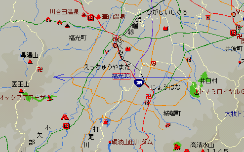 井口村付近地図